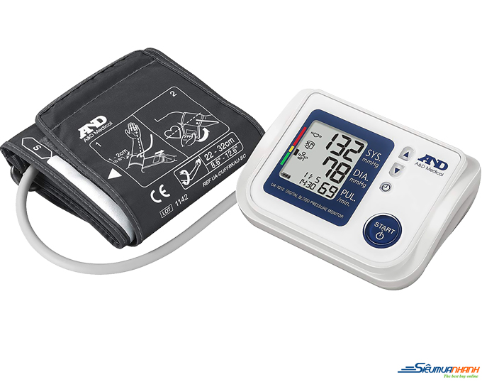 Máy đo huyết áp bắp tay tự động điện tử AND UA-1010